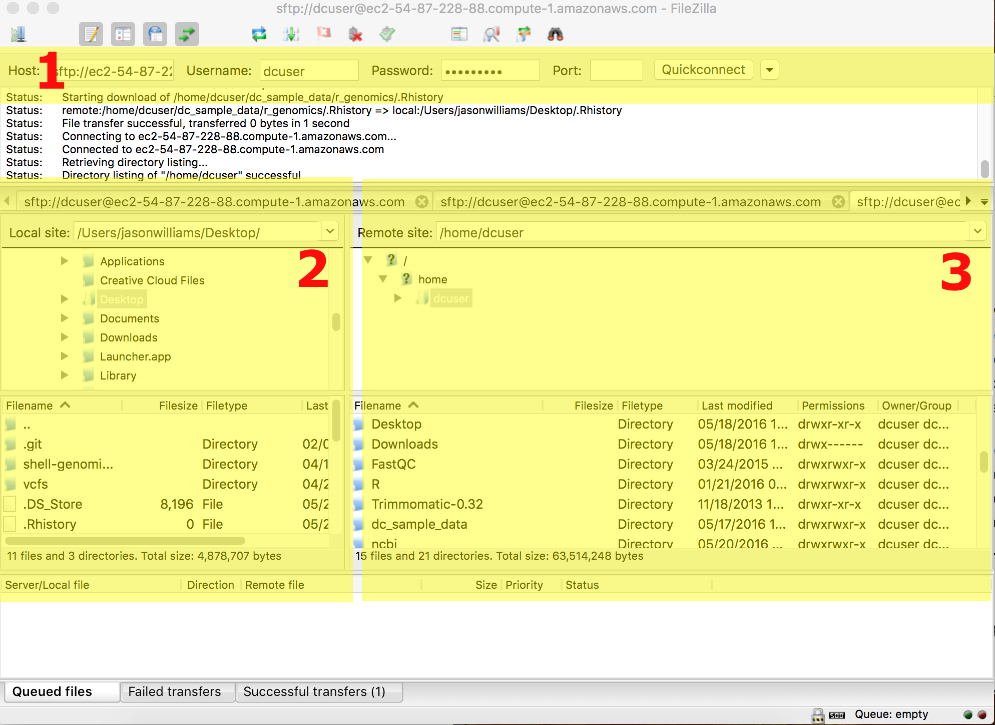 FileZilla Screenshot